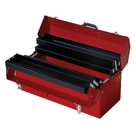 red steel lockable tool box|big red tool box.